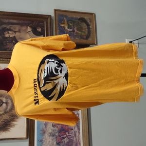 Mizzou Tigers Embroidered Logo Shirt University of Missouri Sports